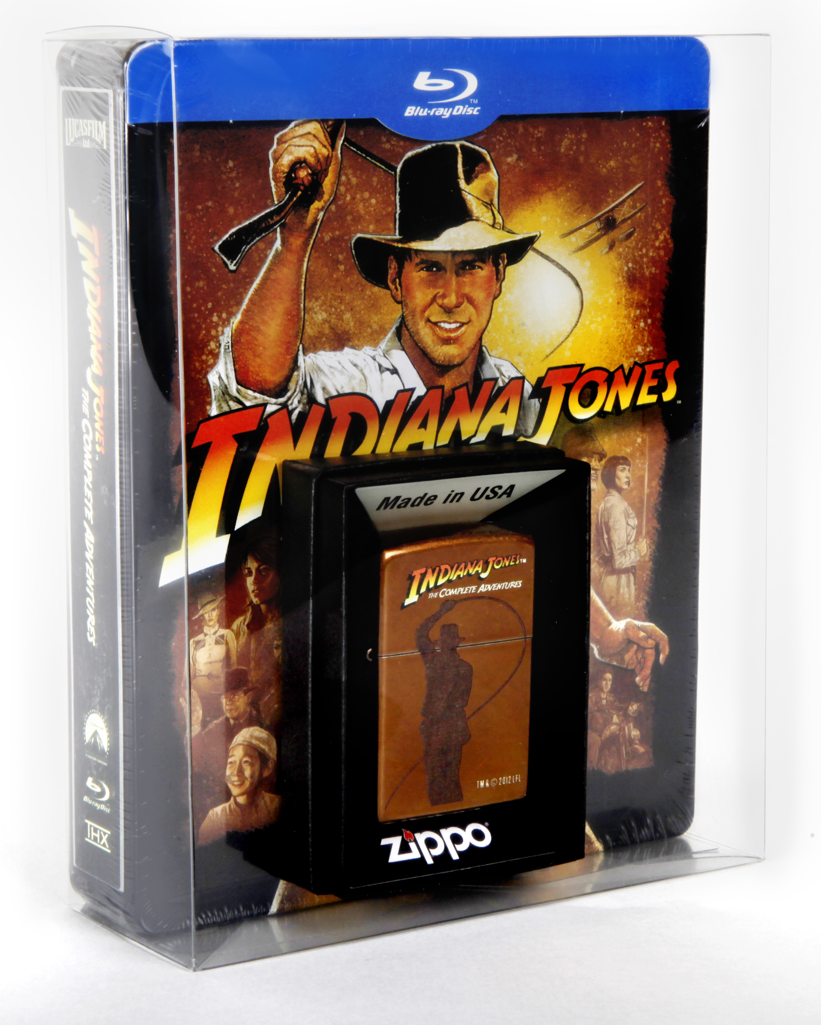 Indiana Jones – The Complete Adventures: Limitiertes Steelbook inkl. Zippo Blu-ray