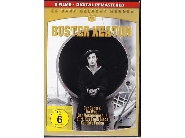 BUSTER KEATON - GENERAL/GO WEST/METZGERGESELLE/... DVD