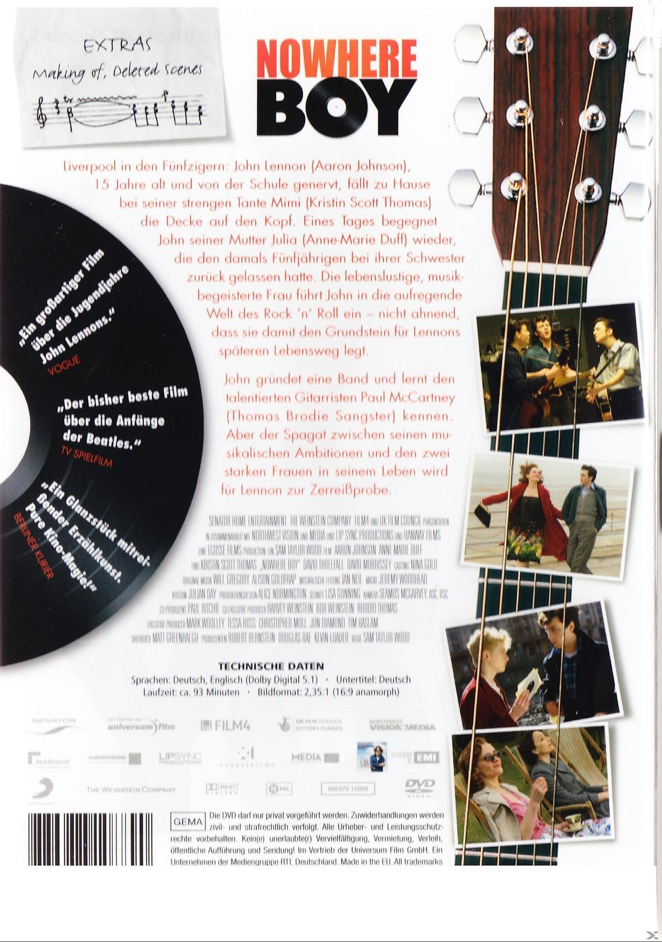 DVD-Cover: Filmszene, Text und Gitarrengrafik, mit schwarzem Hintergrund.
