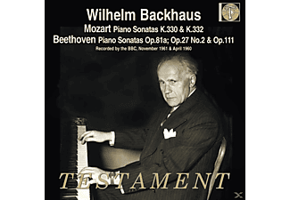 Wilhelm Backhaus (pno), Wilhelm Backhaus - Klaviersonate K 330 & K 332/Klaviersonate op.81a/  - (CD)