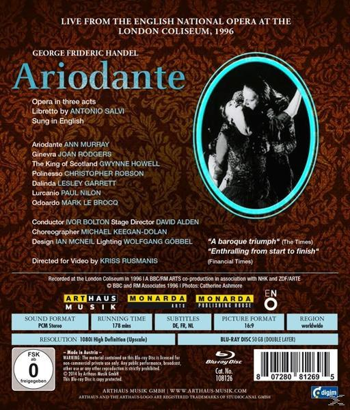 Ann Murray;Joan Rodgers - Ariodante  - (Blu-ray)