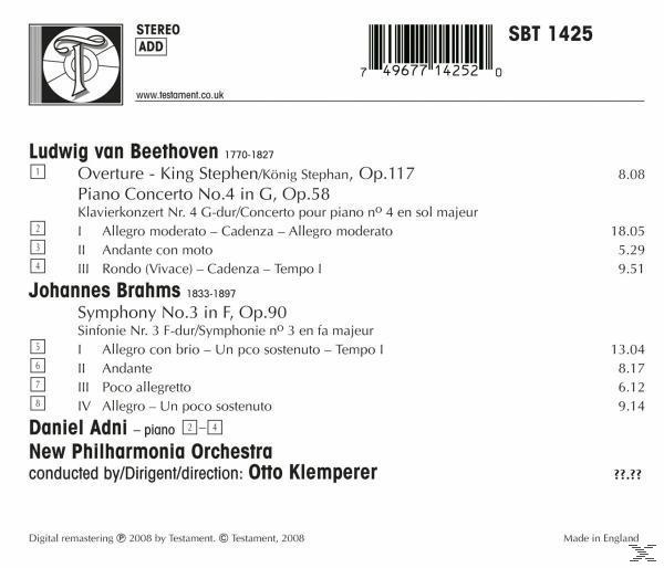 Otto Klemperer, New Philharmonia Orchestra - The Last Concert 26.09.1971  - (CD)