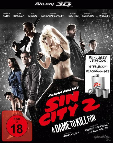 Sin City 2 - A Dame to Kill for (Limited Edition - Steelbook Media Markt Exklusiv) 3D Blu-ray