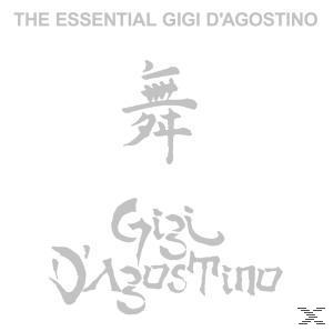 Albumcover, Gigi D'Agostino, weißer Hintergrund, Text und Symbole.