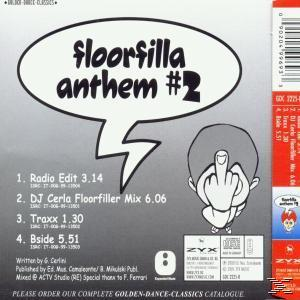 Ein CD-Cover mit einer Sprechblase mit der Aufschrift 'Floorsilla Anthem #2'.