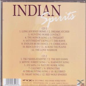 CD-Hülle mit Trackliste mit dem Titel 'Indian Spirits' und einem ZYX-Logo.