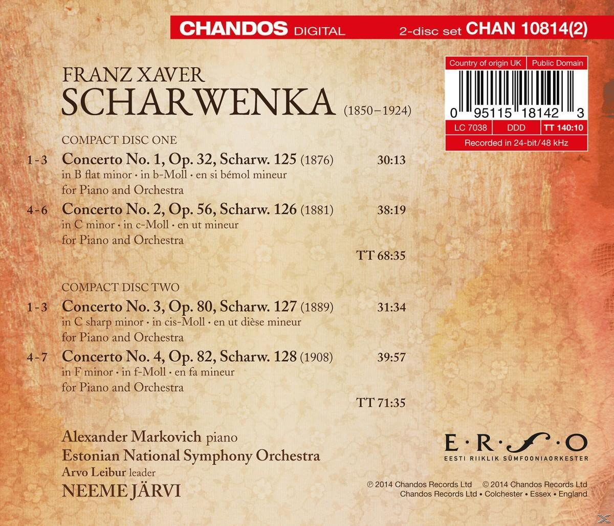 Alexander Markovich, Estonian National Symphony Orchestra - Die Klavierkonzerte  - (CD)