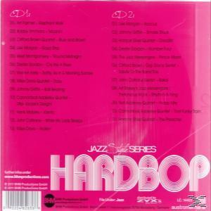 Albumcover in Pink. Es listet Songs und Credits auf. 'Jazz Style Series Hardbop' steht unten.