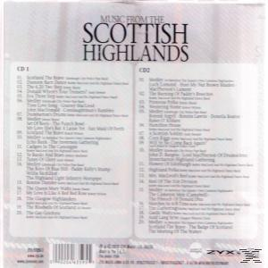 CD-Cover, 'Music from the Scottish Highlands', Text und eine Titelliste.