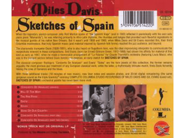 Thumbnail - Miles Davis - SKETCHES OF SPAIN (CD)