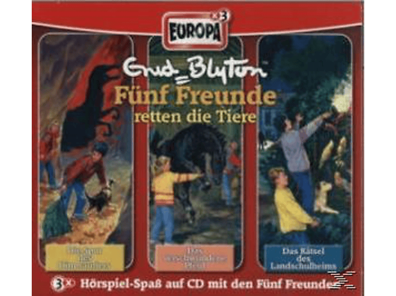 Fünf Freunde Box 02: Fünf Freunde retten die Tiere - (CD)