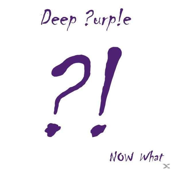 Albumcover mit dem Titel Deep Purple und zwei lila Fragezeichen mit Ausrufezeichen.