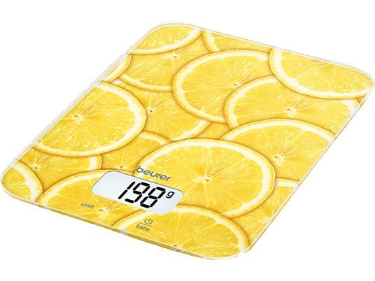 BEURER KS 19 Lemon - Bilancia da cucina digitale (Giallo)