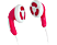 MAXELL Color Bud fülhallgató, piros