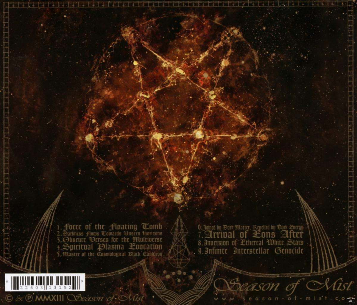 Album borító, egy égi csillag dizájnja, szöveggel az albumról.