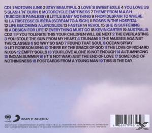 Albumcover mit Titelliste. Das Album ist von Manic Street Preachers und trägt den Titel 'This Is The Day'.