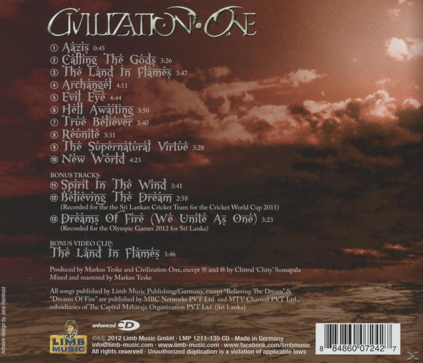 Civilization One - Calling The Gods  - (CD)