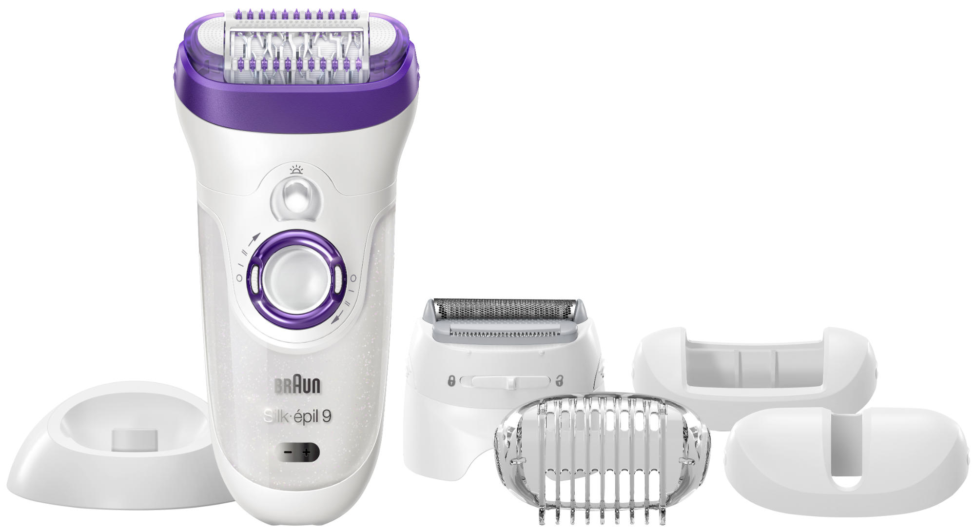 Depiladora - Braun Silk-épil 9 9561, Tecnologiá Micro Grip, Wet&Dry, Inalámbrica