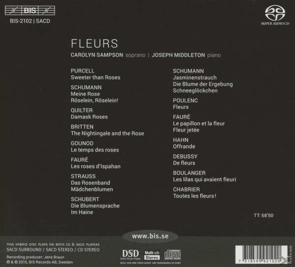 Carolyn Sampson, Joseph Middleton - Fleurs  - (SACD Hybrid)