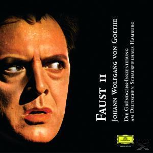 CD-Cover für Faust II. Zeigt ein besorgtes Männergesicht auf schwarzem Hintergrund.