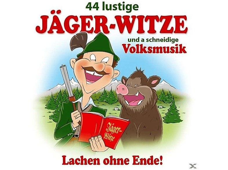 Various – 44 Lustige Jäger-Witze Und A Schneidige Volksmusik – (CD)