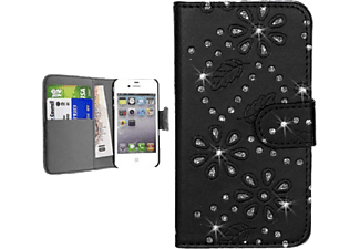 AGM 25829, Bookcover, Samsung, Galaxy S4 mini, Galaxy S4 mini Value, Schwarz