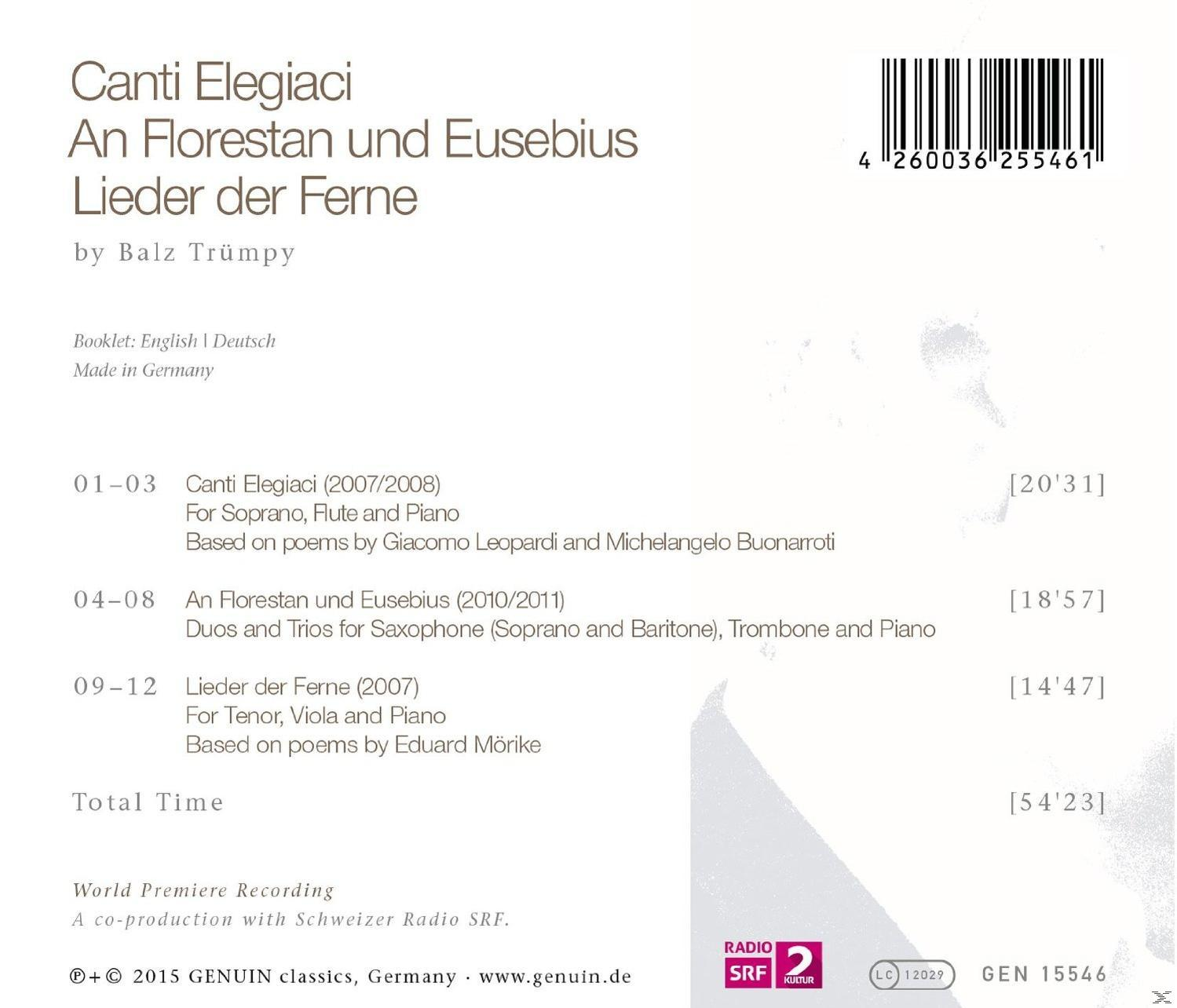 VARIOUS - Canti Elegiaci-Lieder Der Ferne/+  - (CD)