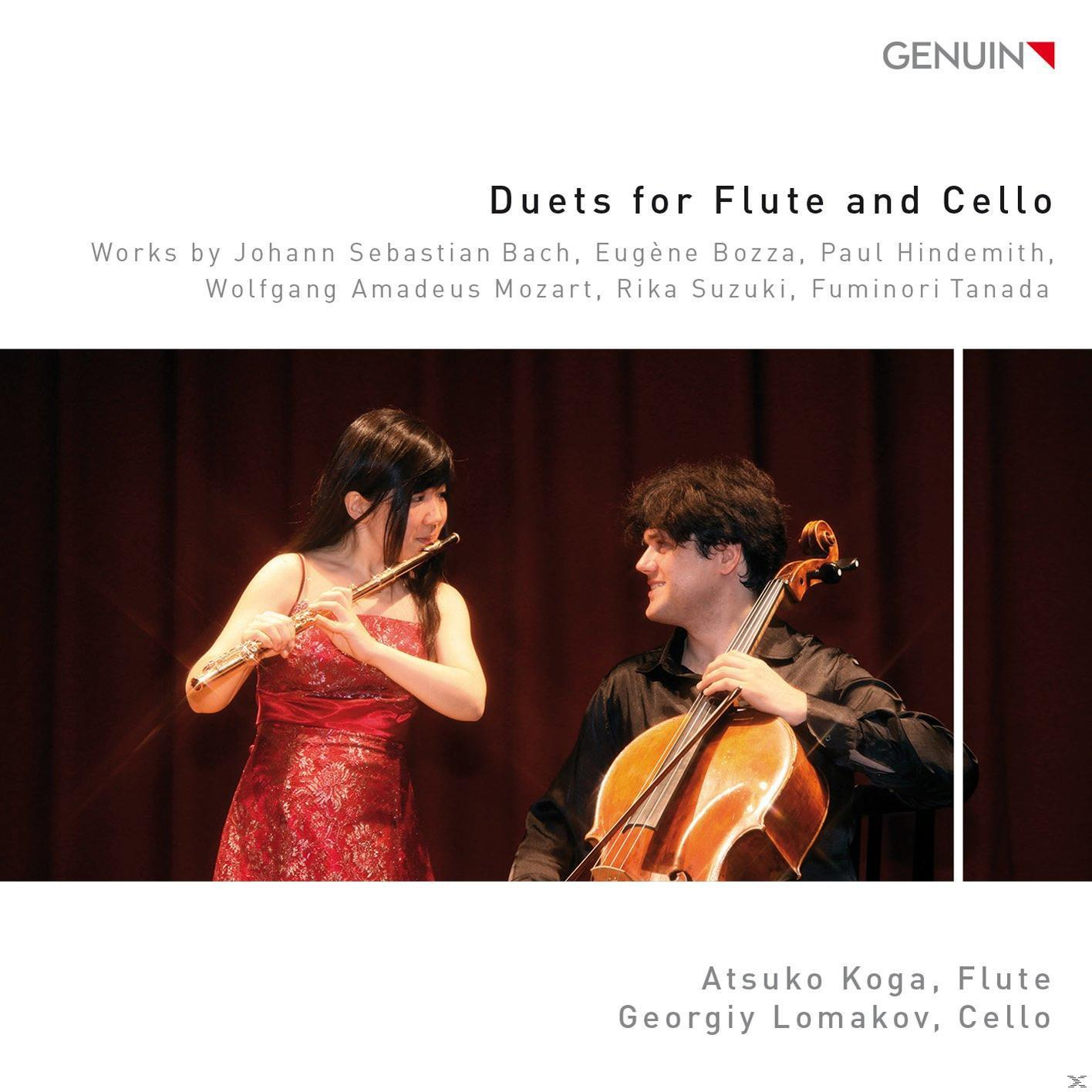 Atsuko Koga, Georgiy Lomakov - Duets For Flute And Cello  - (CD)