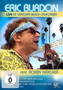 Eric Burdon Live at Ventura Beach California DVD-Cover. Mit Eric Burdon und Robbie Krieger.