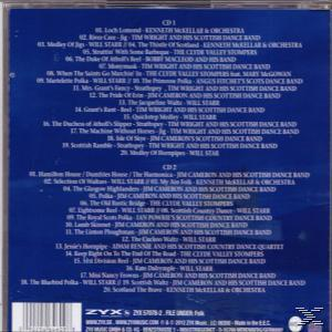 Album-Rückseite mit Titellisten für zwei CDs. Text auf blauem Hintergrund.