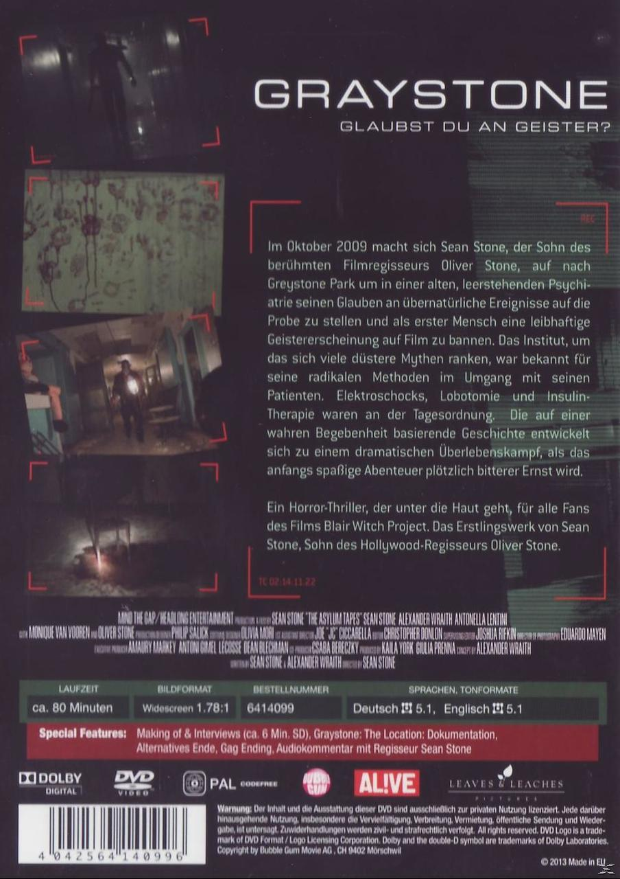 Rückseite einer DVD-Hülle mit Text und Bildern, hauptsächlich auf Deutsch.