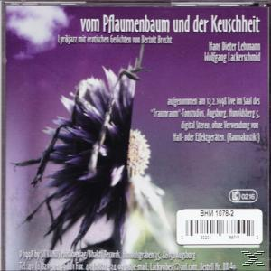 CD-Hülle hinten mit lila Blumen und Text. Enthält Informationen über lyrischen Jazz.