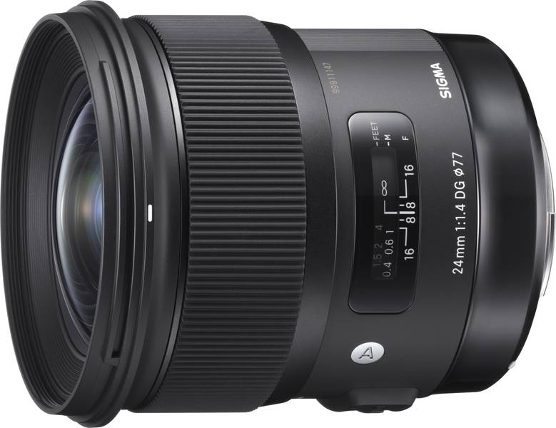 SIGMA 401956 - 24 mm f/1.4 DG, HSM (Objektiv für Sigma SA-Mount, Schwarz)