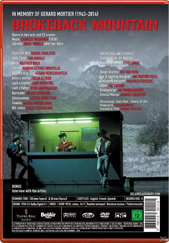 VARIOUS, Orchestra & Chorus Teatro Real de Madrid - Brokeback Mountain  - (DVD)