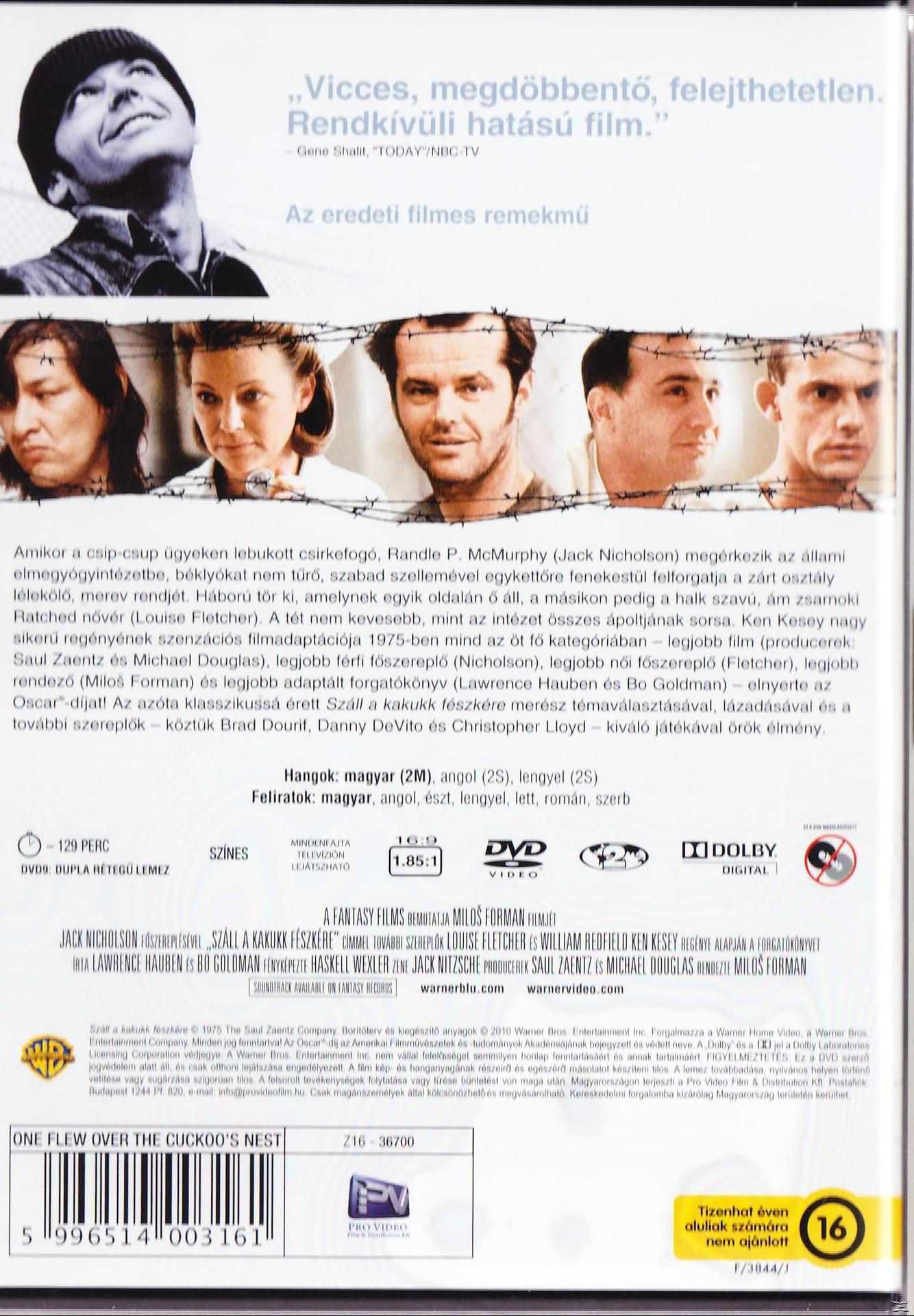 Száll a kakukk fészkére (DVD)