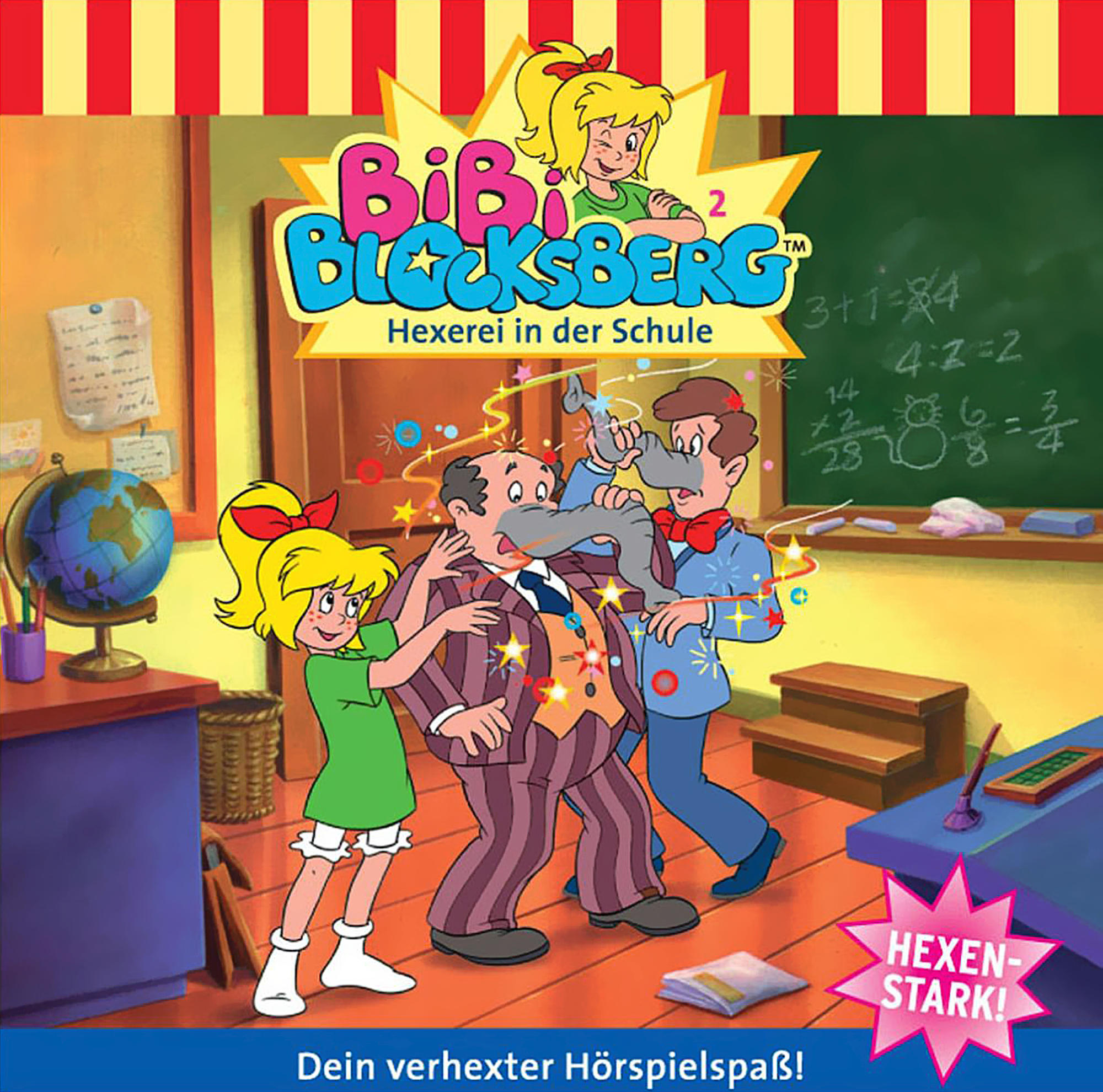 Bibi Blocksberg Cartoon-DVD-Cover, Schulumgebung.