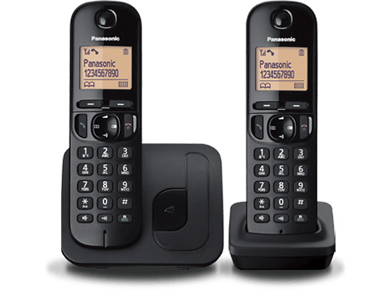 PANASONIC Draadloze telefoon KX-TGC212BLB Duo