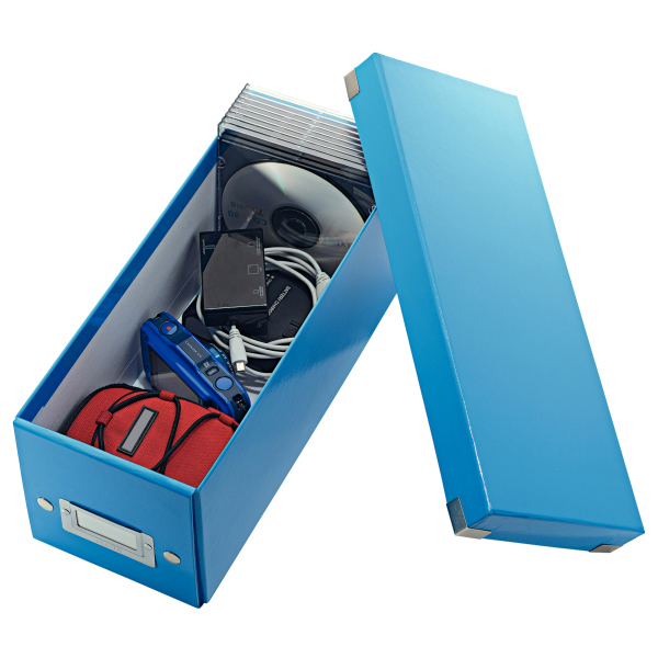 LEITZ 6041-00-36 CLICK&STORE CD Aufbewahrungsbox Blau