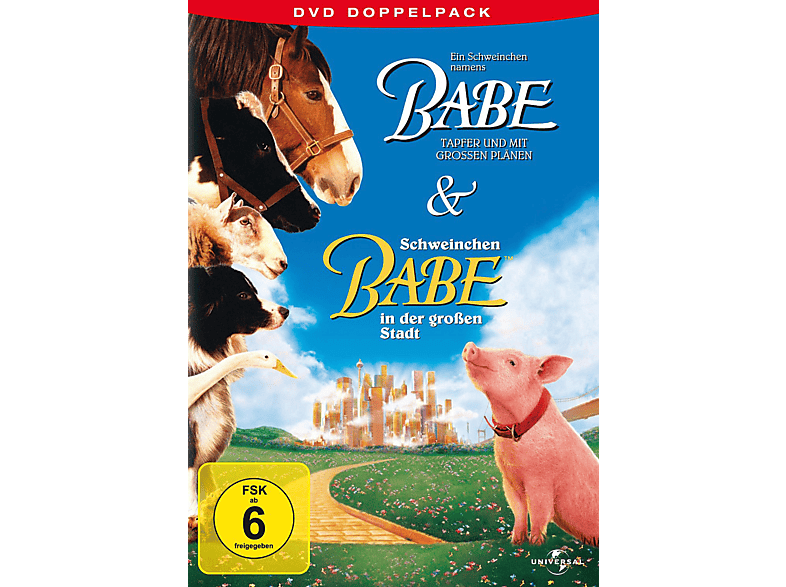 Thumbnail - Doppelpack - Ein Schweinchen namens Babe & in der großen Stadt DVD