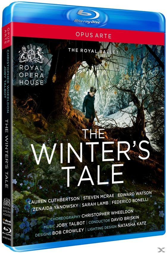 Blu-ray-Cover von 'The Winter's Tale'. Eine Person steht an einem Baum. Titel auf dem Cover.