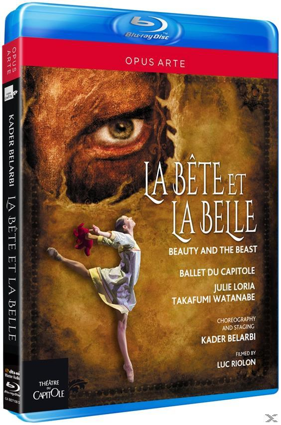 Blu-ray-Cover von La Bête et La Belle. Zeigt eine Tänzerin und ein tierähnliches Gesicht.