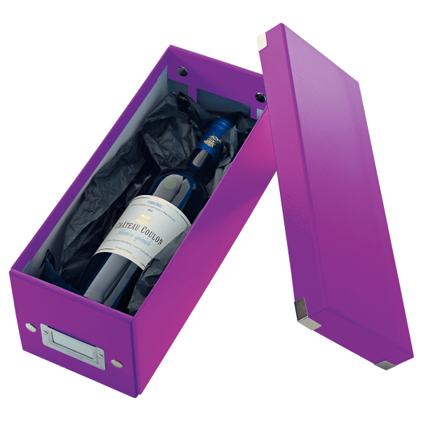 LEITZ 6041-00-62 CLICK&STORE CD Ablagebox Aufbewahrungsbox Violett