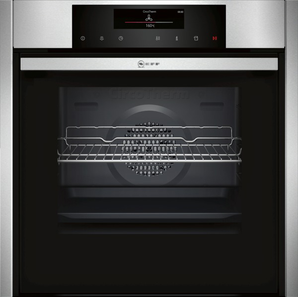 NEFF BFT 4664 N - B46FT64N0, Backofen (Einbaugerät, 71 l, 596 mm breit), Slide&Hide, Dampfgarfunktion