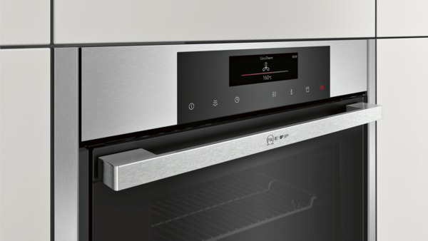 NEFF BFT 4664 N - B46FT64N0, Backofen (Einbaugerät, 71 l, 596 mm breit), Slide&Hide, Dampfgarfunktion