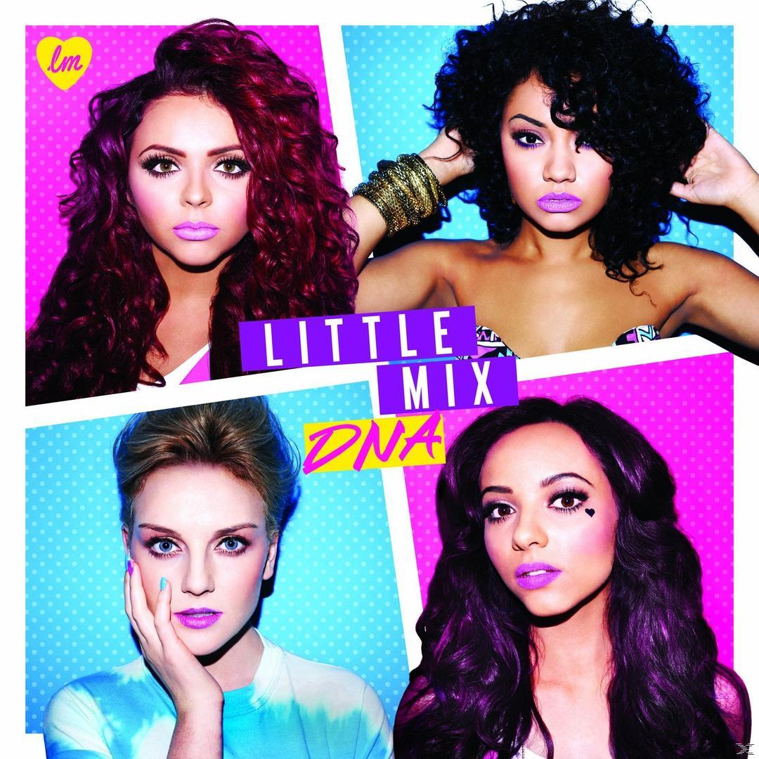 A Little Mix album borítója. Négy nő élénk sminkkel és pózokkal, színes, pöttyös háttérrel.