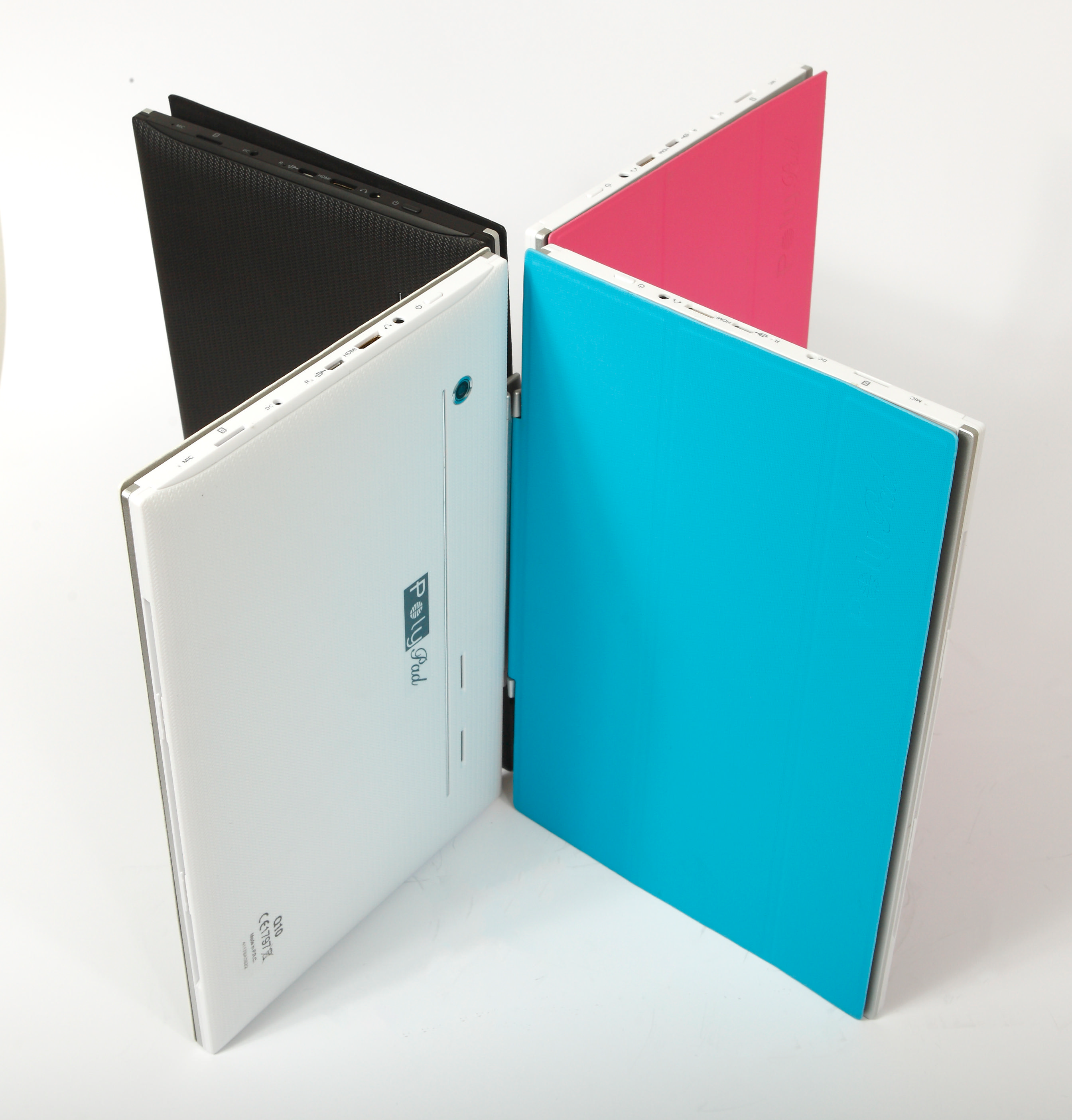 POLYPAD Q10 10,1 inç 1,3 GHz Çift Çekirdekli 1GB 16GB Android 4.4 Tablet PC Beyaz