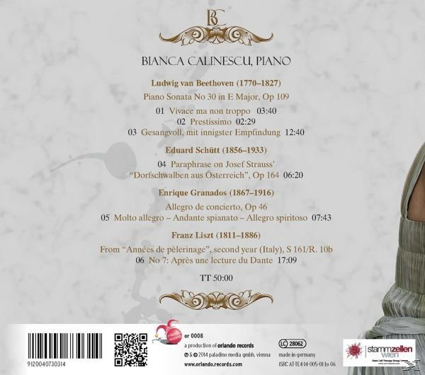 Bianca Calinescu - The Debut Recording  - (CD)