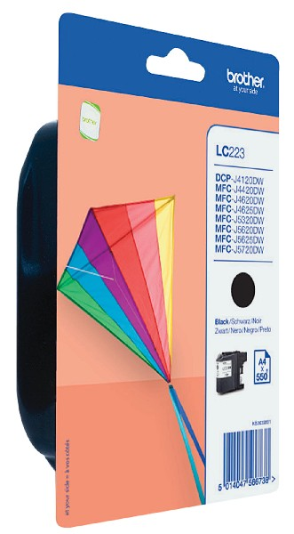 Brother Lc-223 Inktcartridge - Zwart afbeelding
