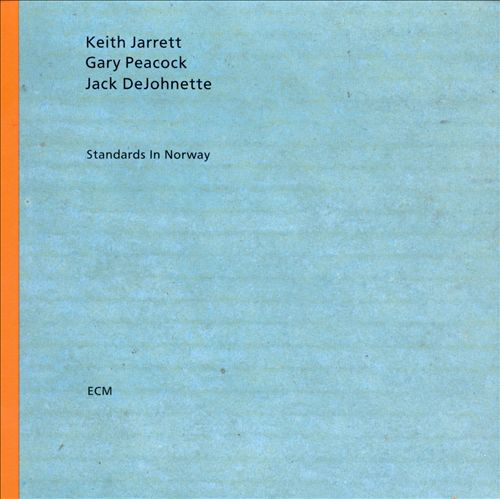 Album borító szöveggel: Keith Jarrett, Gary Peacock, Jack DeJohnette, Standards in Norway.