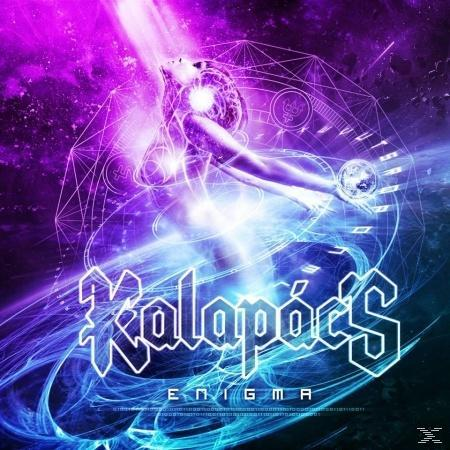 Album borító egy nővel és geometriai formákkal, az 'Enigma' szóval.